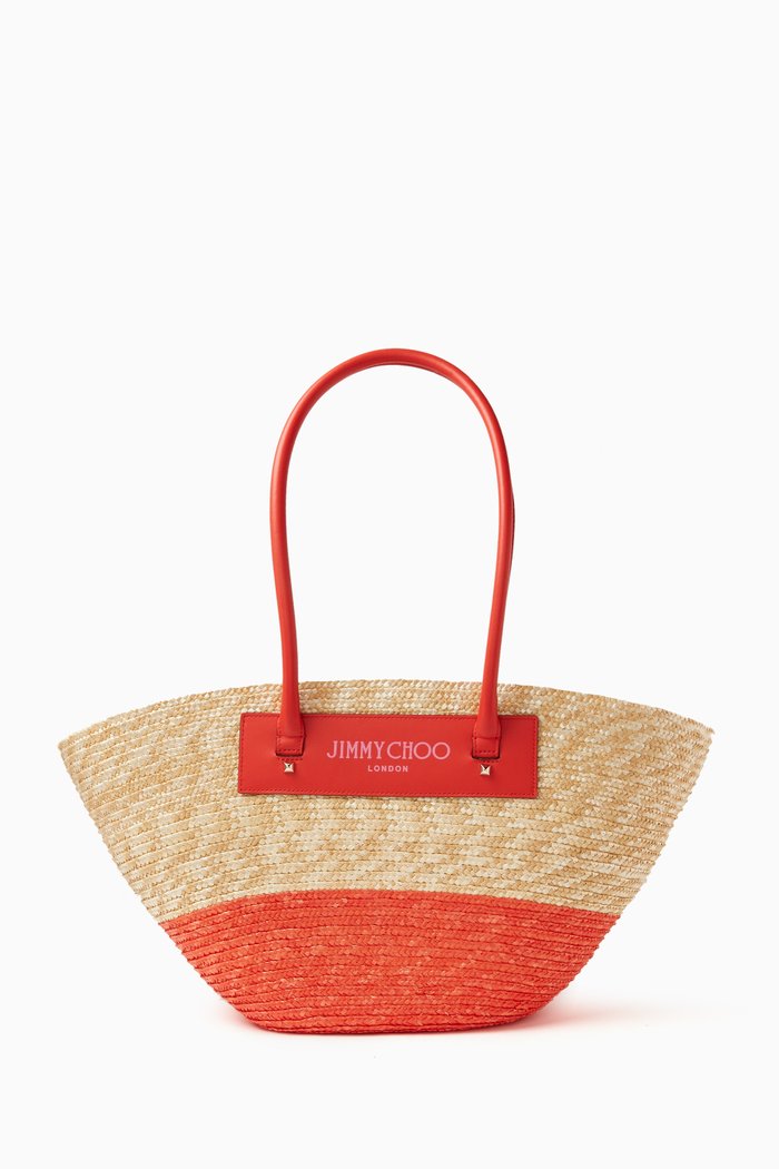 

Beach Basket Tote Bag, Neutral