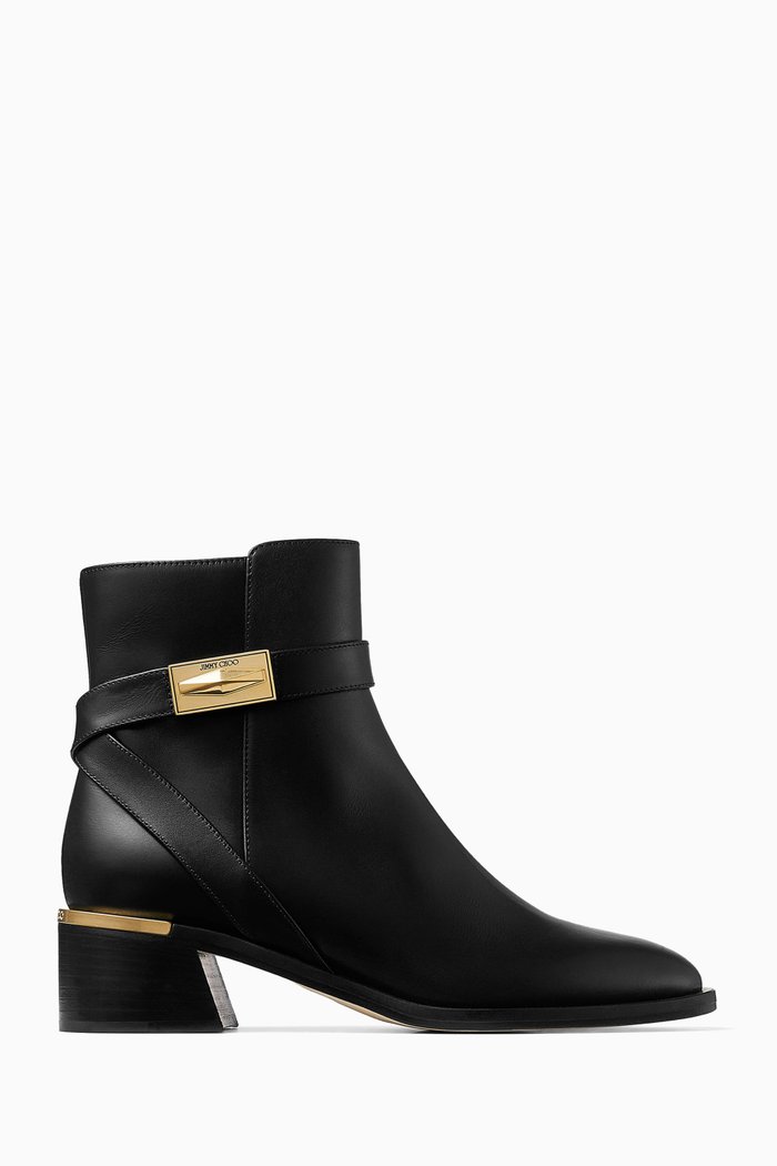 

Diantha 45 Ankle Boots in Leather, Black