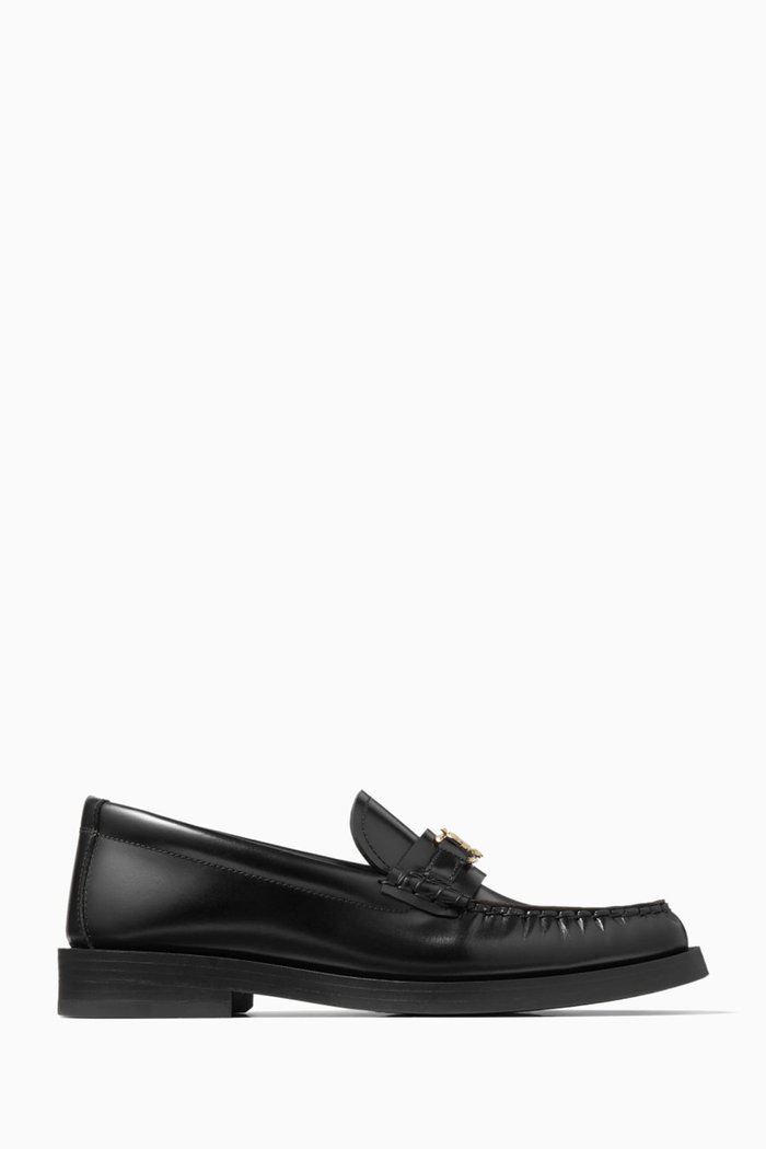 Addie Loafers in Leather, Black