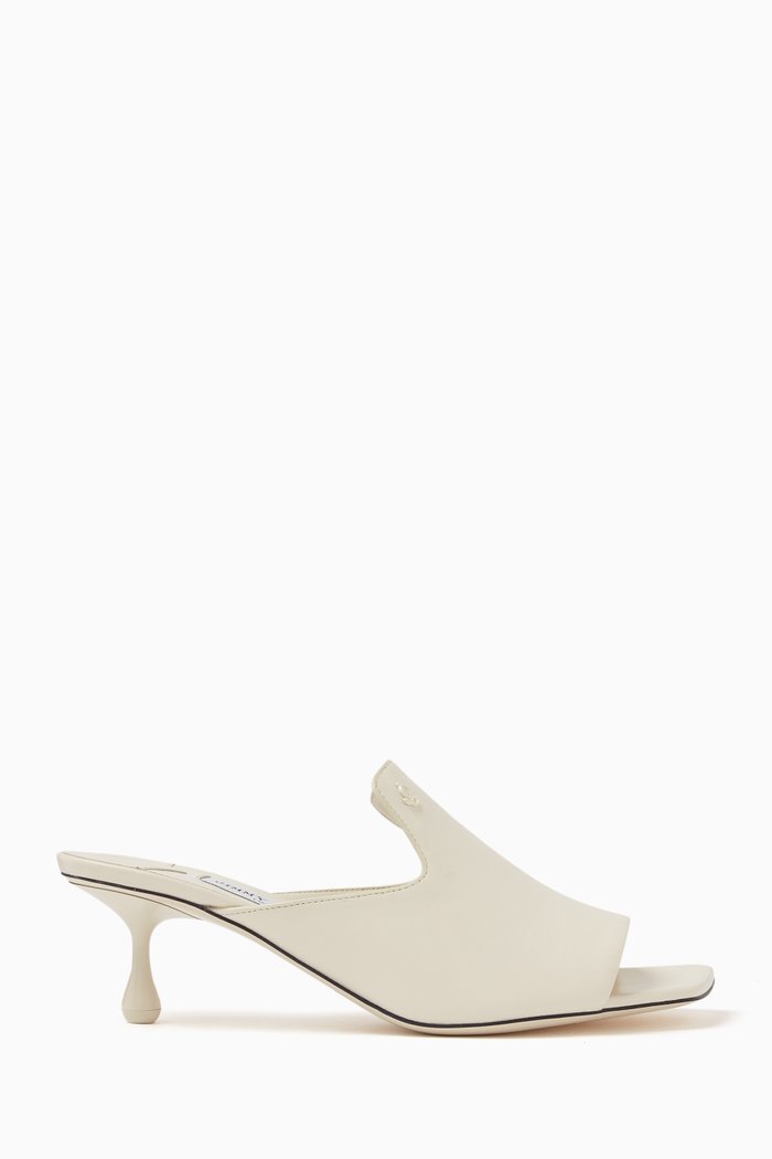 

Ander 50 Mules in Leather, Neutral