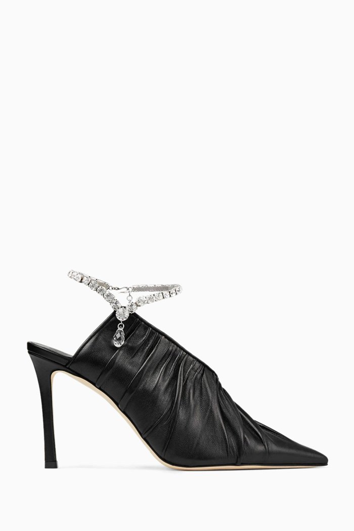 

Sadia 95 Mules in Nappa Leather, Black