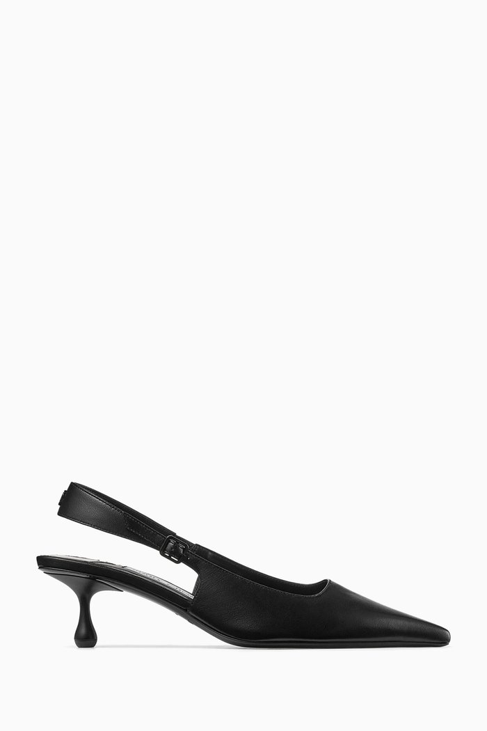 

Amel 50 Slingback Pumps in Nappa Leather, Black