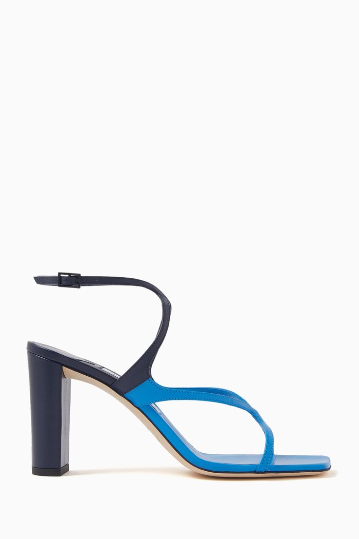 

Azie 85 Sandals in Nappa, Blue