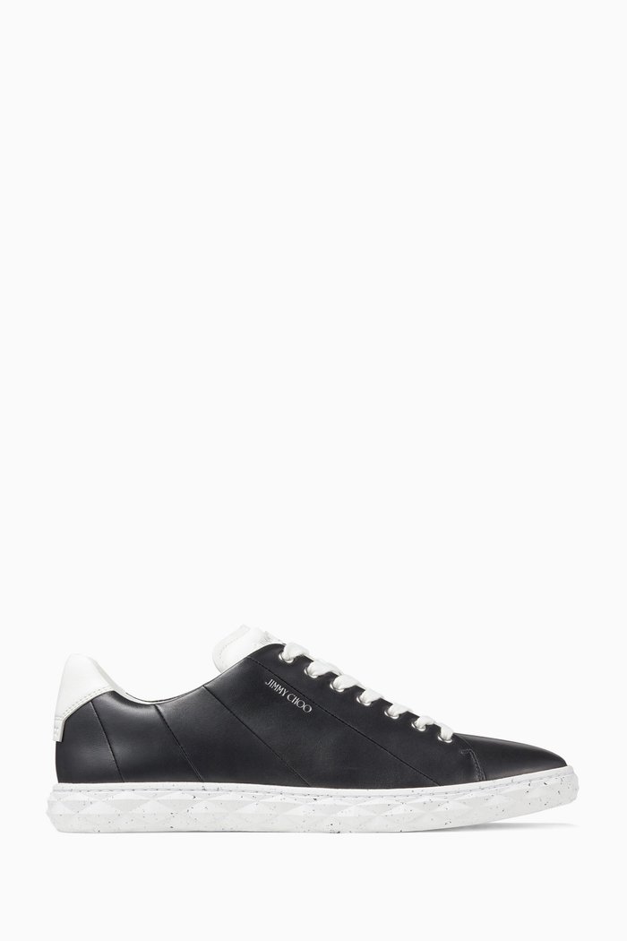 Diamond Light/F Low-top Sneakers in Nappa, Black