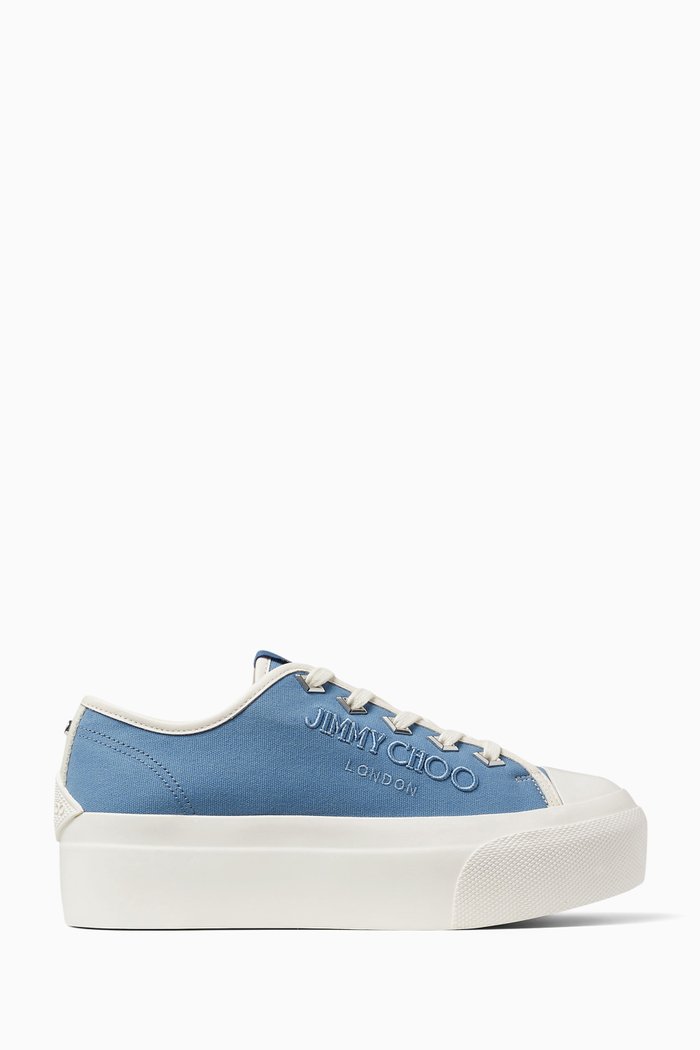 Palma Maxi Sneakers in Canvas, Blue