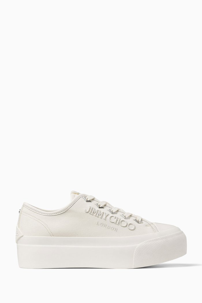 

Palma Maxi Sneakers in Canvas, White