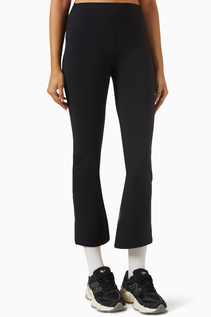 Raquel High-waist Crop Pants, Black