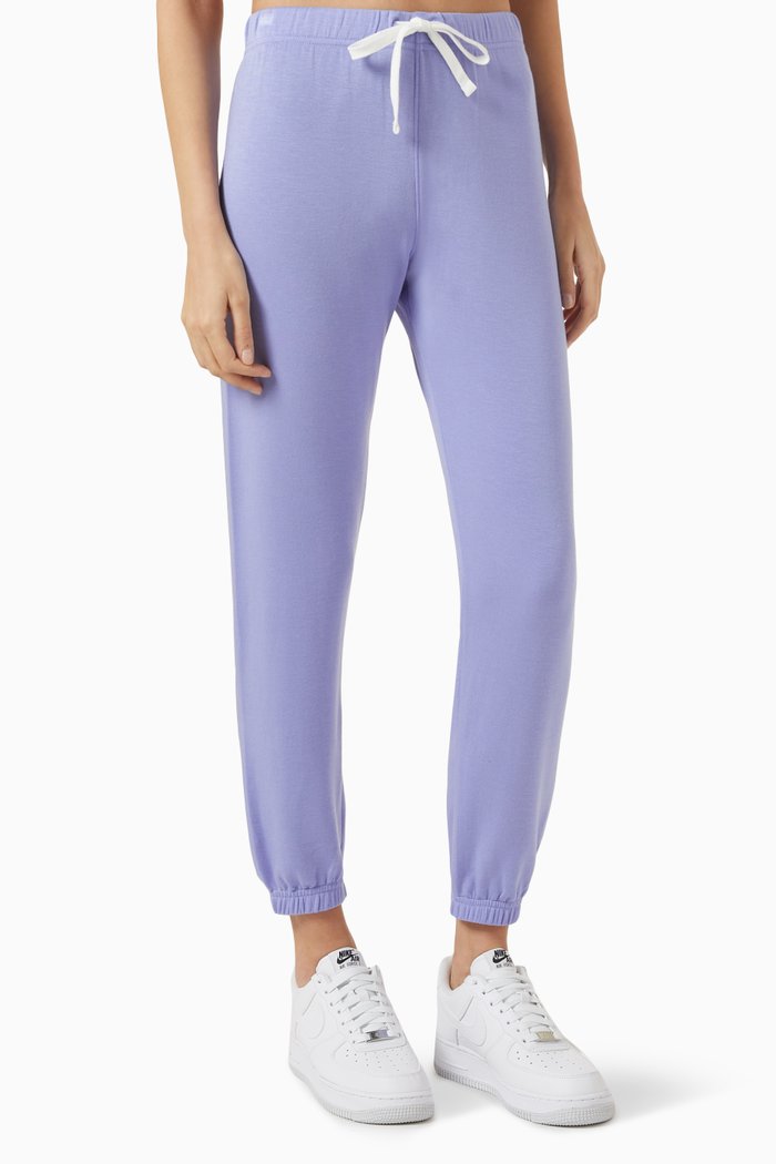 Sonja Sweatpants in Fleece, Purple