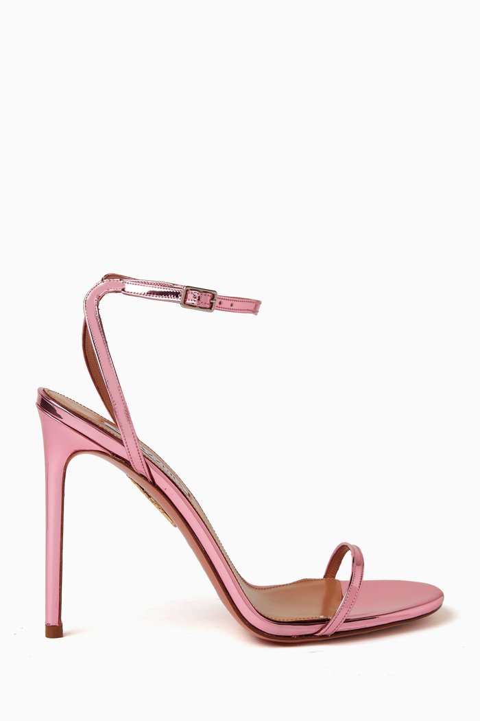 

Olie 105 Sandals in Mirror Leather, Pink