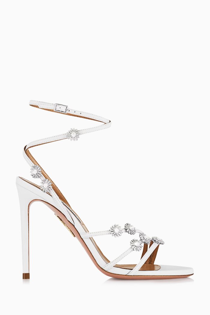 

Starry Night 105 Sandals in Nappa Leather, White
