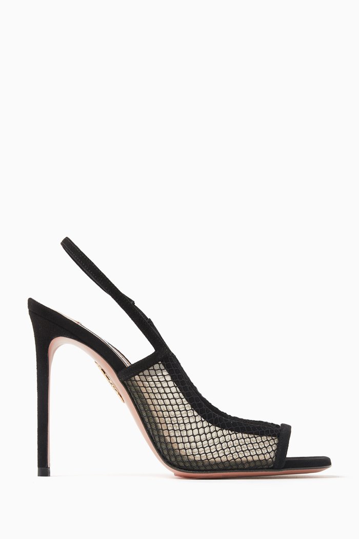 

Forbidden Love Slingback 105 Sandals in Mesh, Black