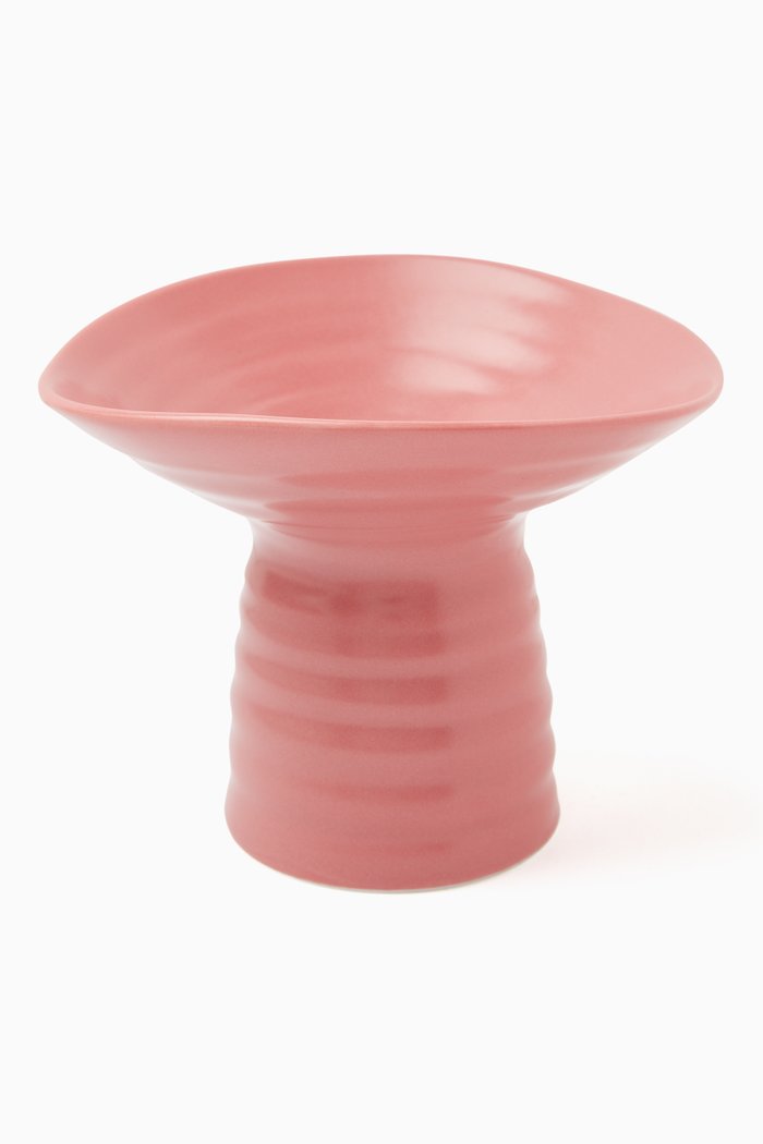 

Jaipur Dessert Holder in Porcelain, Pink