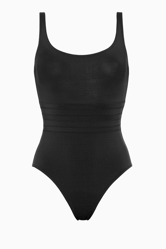 

Asia Tank One-piece Swimsuit, Black