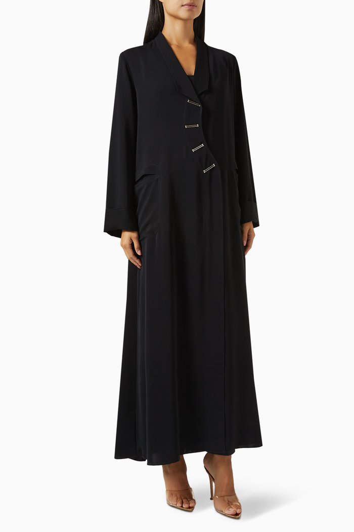 

Asymmetric Abaya, Black