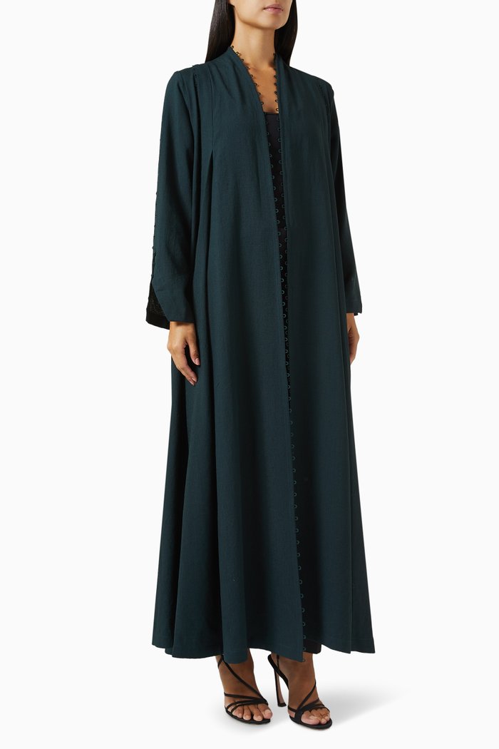 

Lace Abaya, Grey