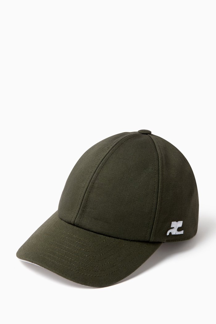 

Logo Baseball Cap in Cotton-canvas, Green
