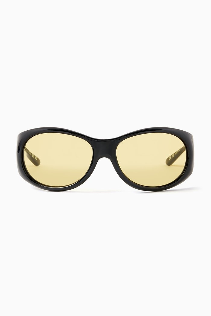 

Hybrid 01 Sunglasses in Acetate, Black