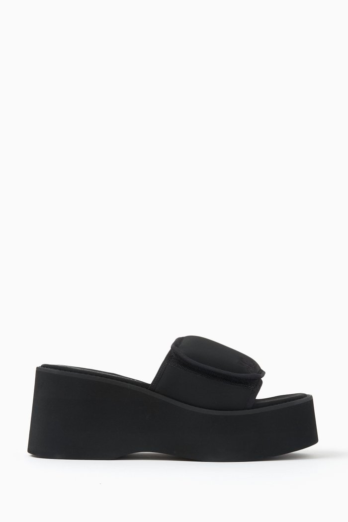 

Scuba Wave 80 Slip-on Sandals in Nylon, Black