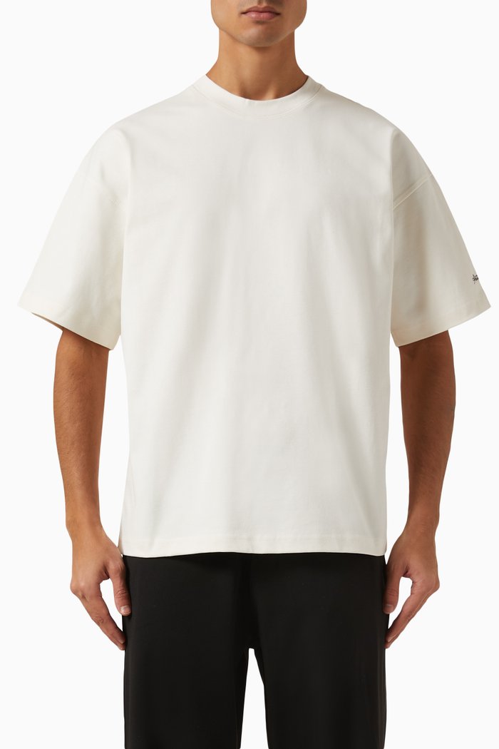 

Chain-stitch T-shirt in Cotton-jersey, Neutral