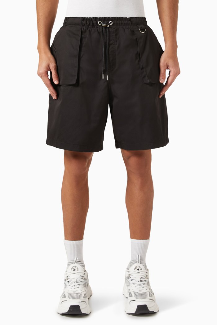 

V2 Utility Shorts in Twill, Black