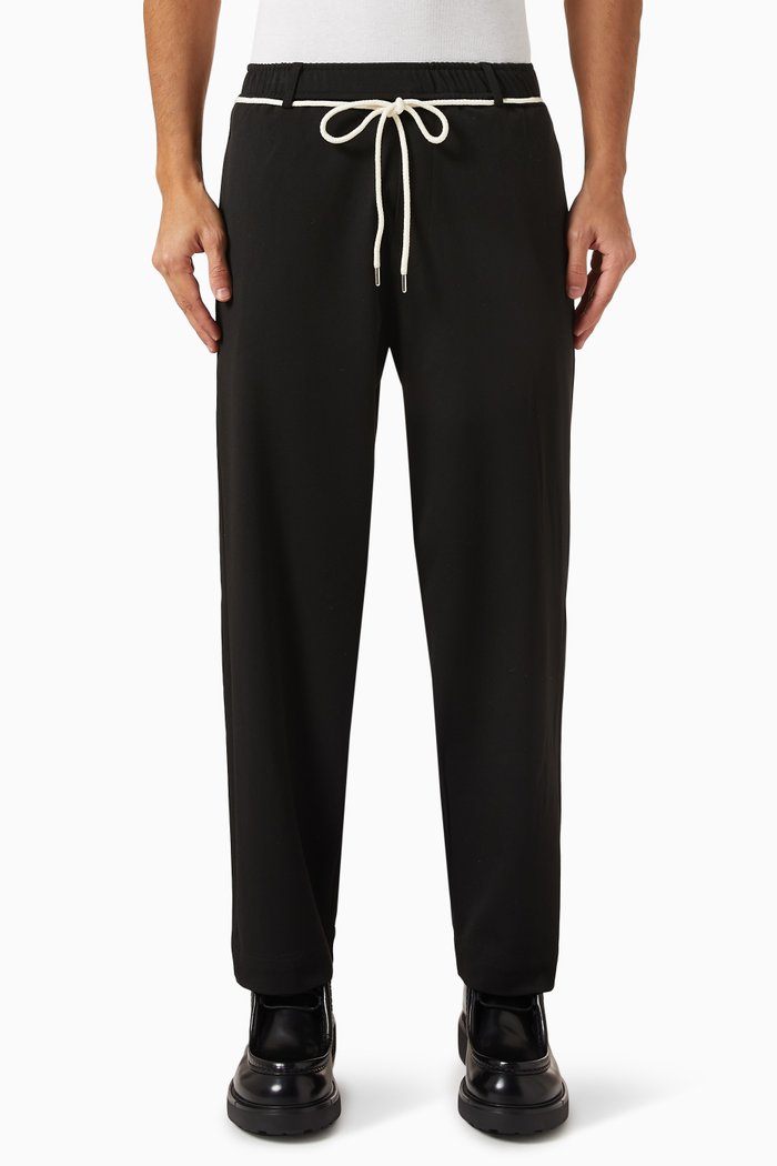 

Crop Pants in Twill, Black