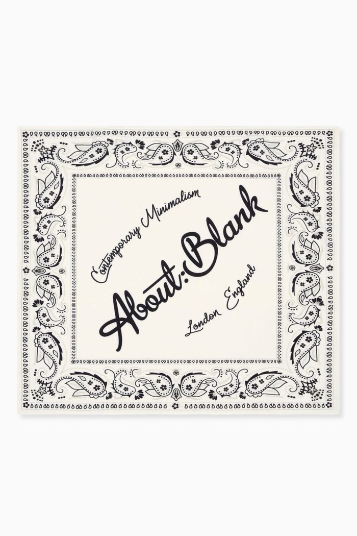 

Paisley-print Bandana in Viscose, Neutral