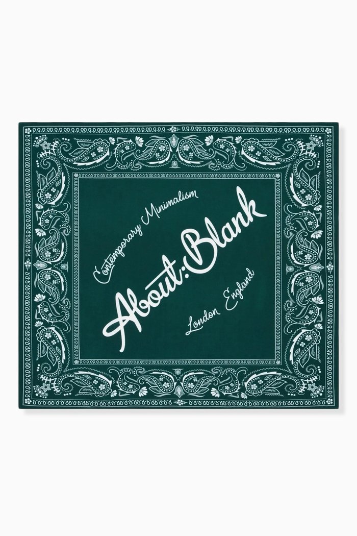 

Paisley-print Bandana in Viscose, Green