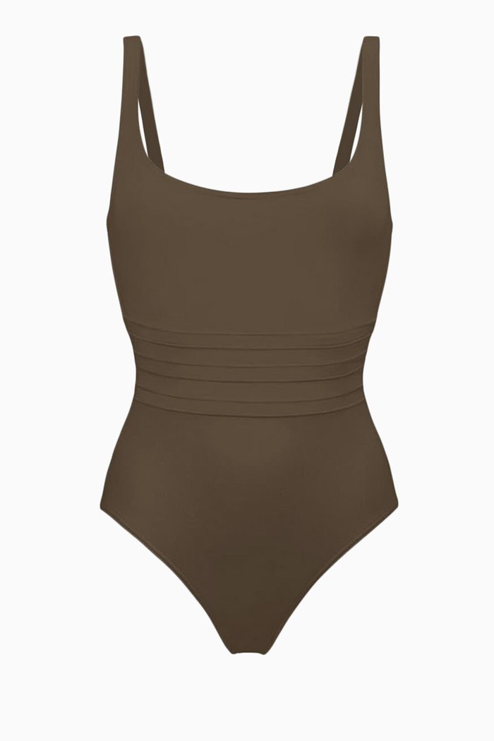 

Asia Tank One-piece Swimsuit, Grey