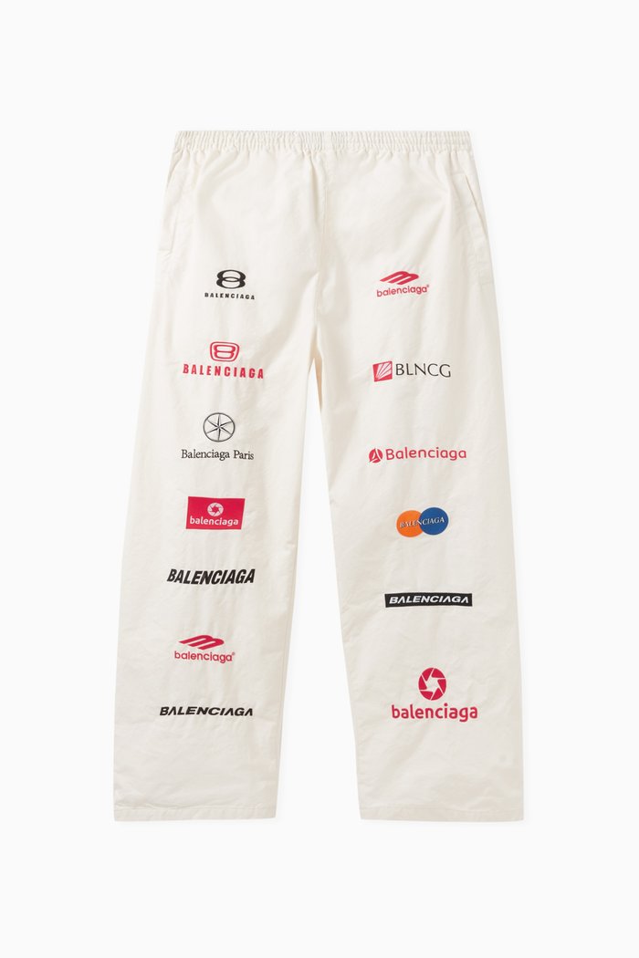 

Unisex Top League Trackpants in Cotton-canvas, White
