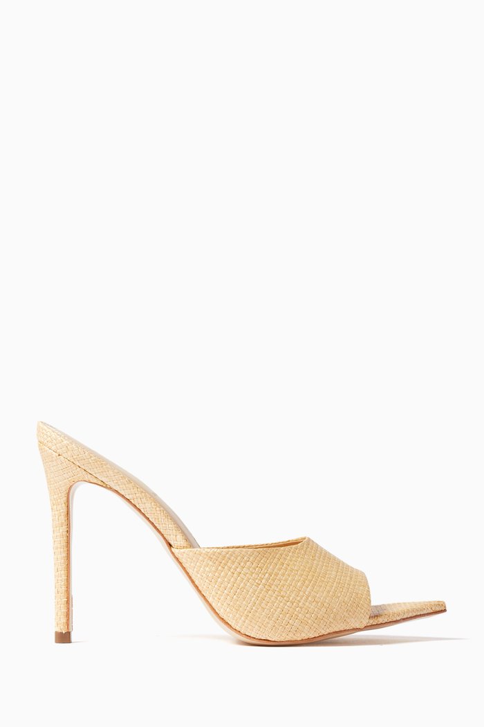 

Bella 100 Sandals in Raffia, Neutral