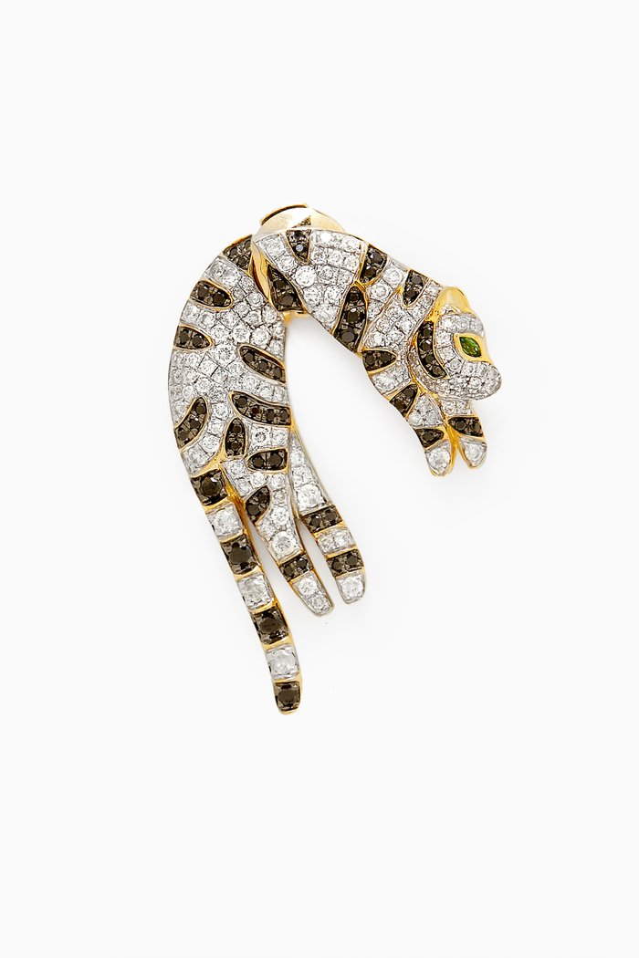

Feline Diamond Single Stud Earring in 9kt Yellow Gold