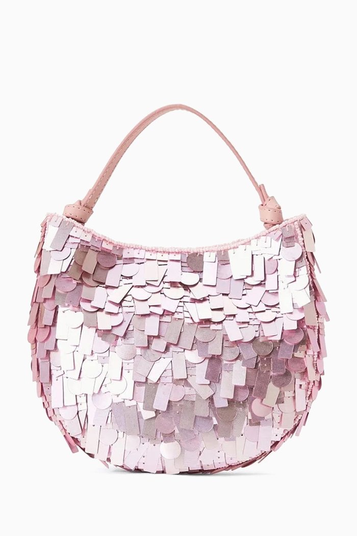 

Mini Crescent Bag, Pink