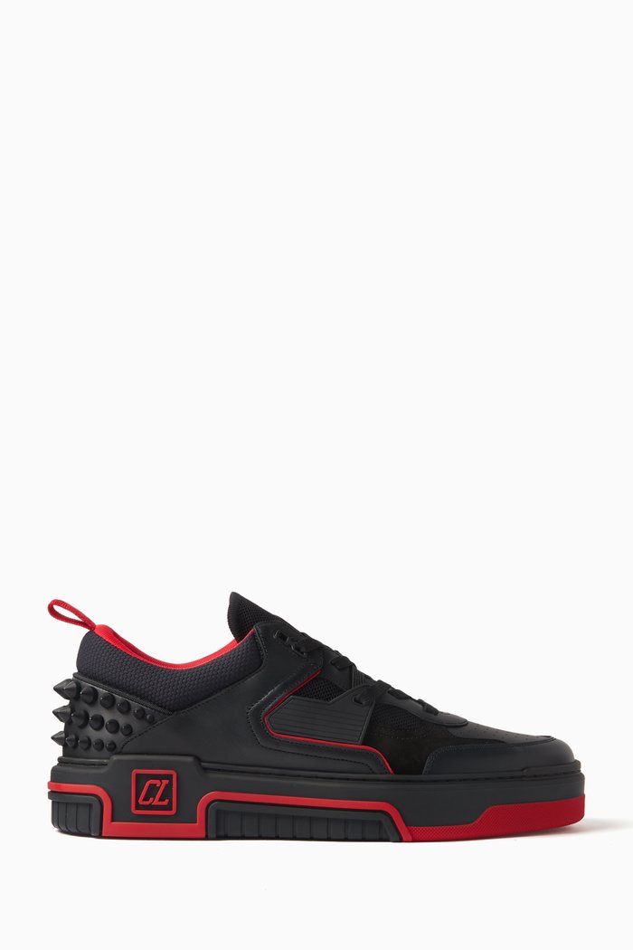 

Astroloubi Low-top Sneakers in Leather, Black