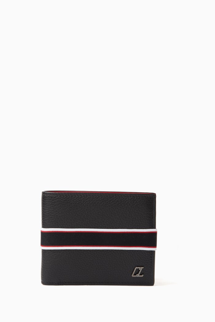 

F.A.V. Card Holder in Calf Leather, Black
