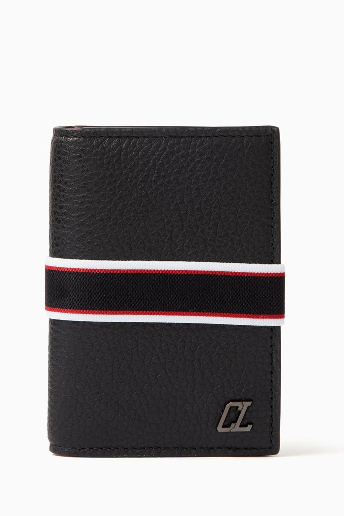 

F.A.V. Sifnos Card Holder in Calf Leather, Black