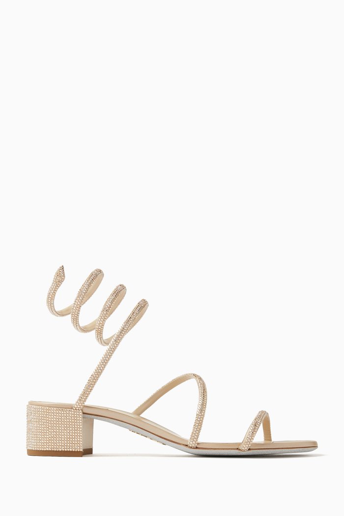 

Cleo Sandals in Leather, Neutral