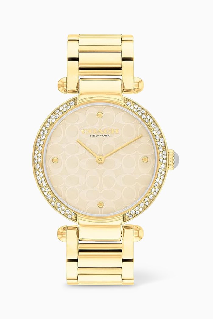 

Cary Quartz Watch, 34mm, Gold