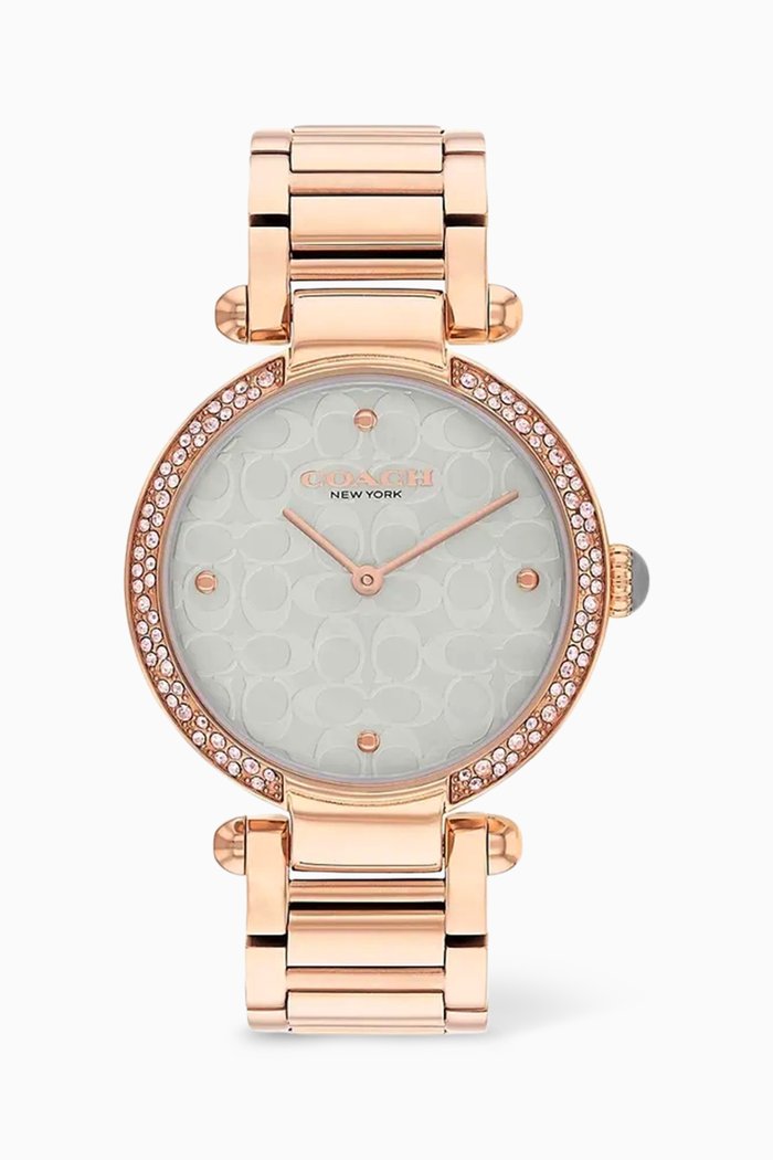 

Cary Quartz Watch, 34mm, Rose gold