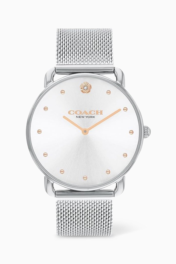 

Elliot Quartz Watch, 28mm, Silver