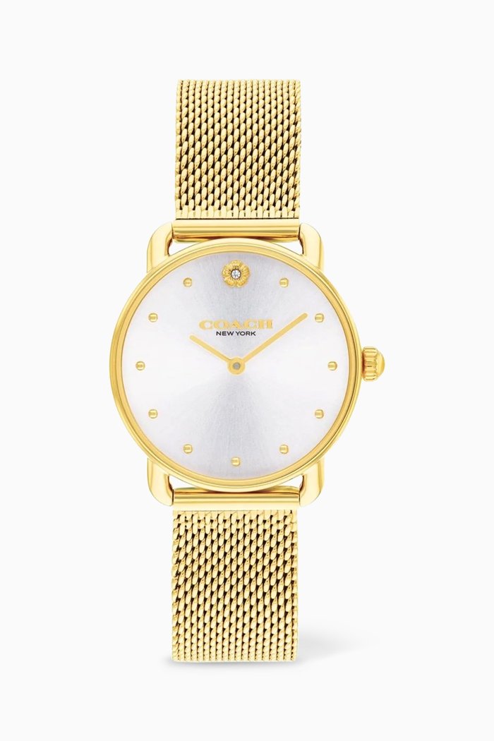 

Elliot Quartz Watch, 28mm, Gold