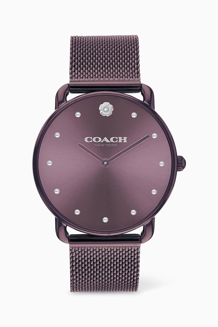

Elliot Quartz Watch, 36mm, Purple