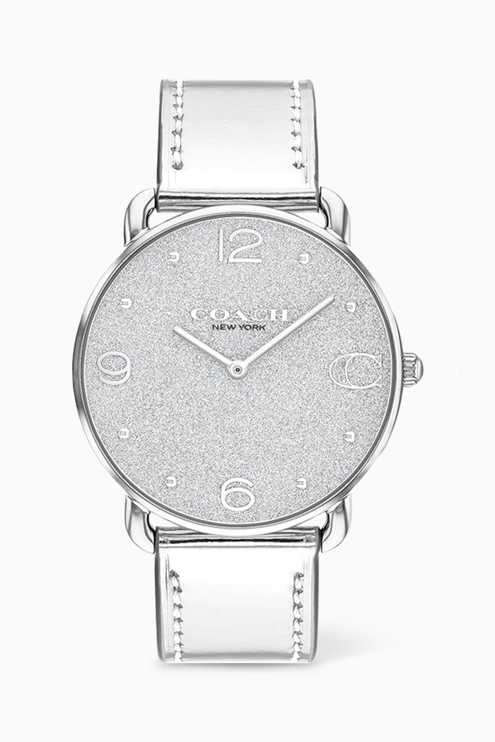 

Elliot Quartz Watch, 36mm, Silver