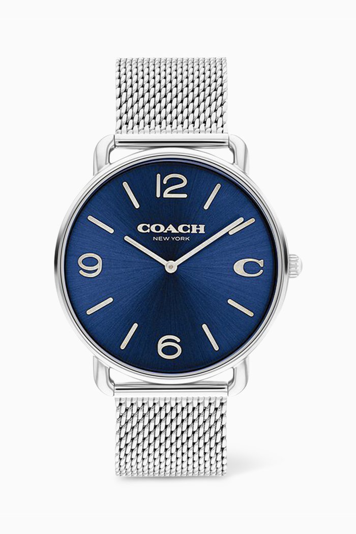 

Elliot Quartz Watch, 41mm, Silver
