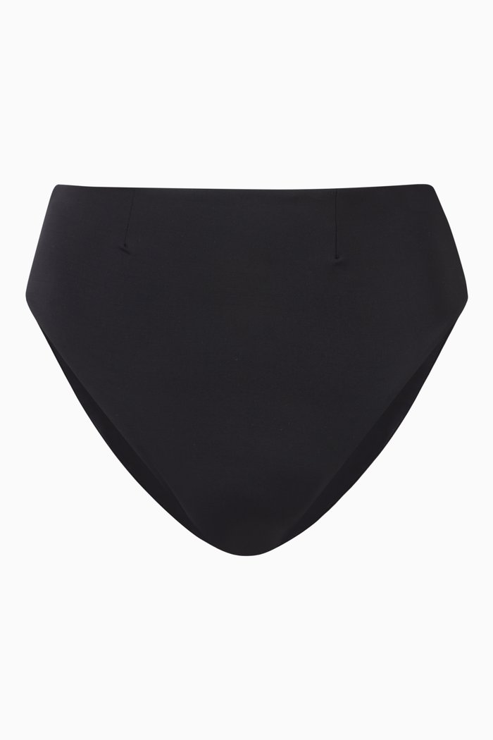 

x Tina Kunakey Classic Hotpants Bikini Bottom, Black