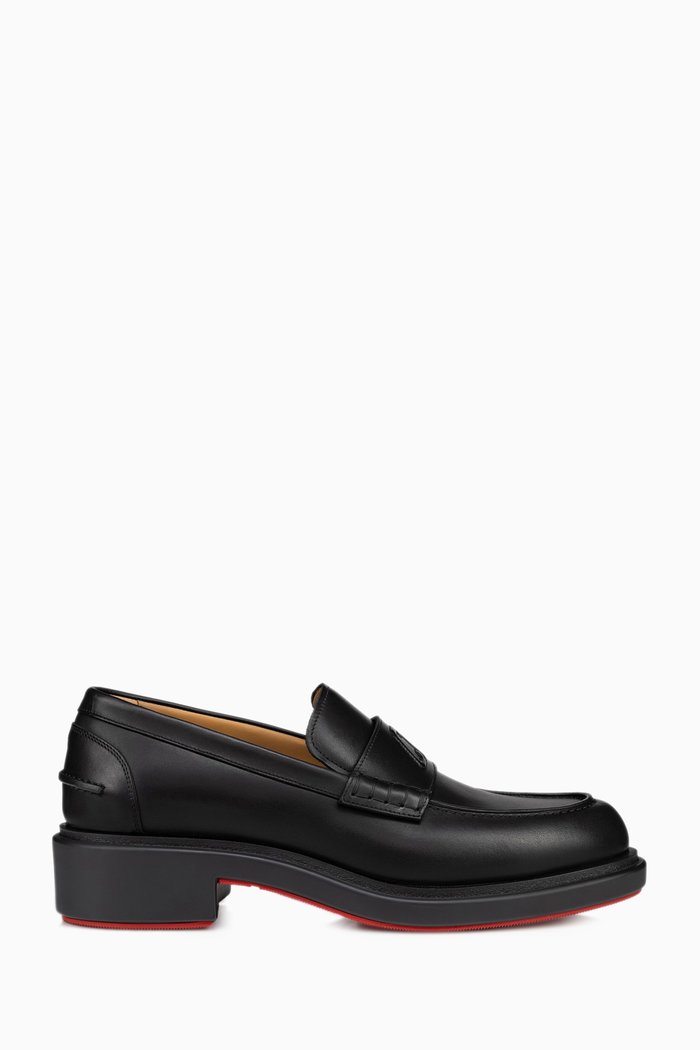 

Urbino Moc Loafers in Calf Leather, Black