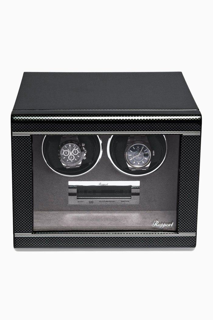 

Formula Duo Watch Winder in Carbon, Black