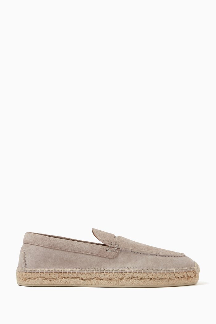 

Paquepapa Espadrilles in Suede, Grey