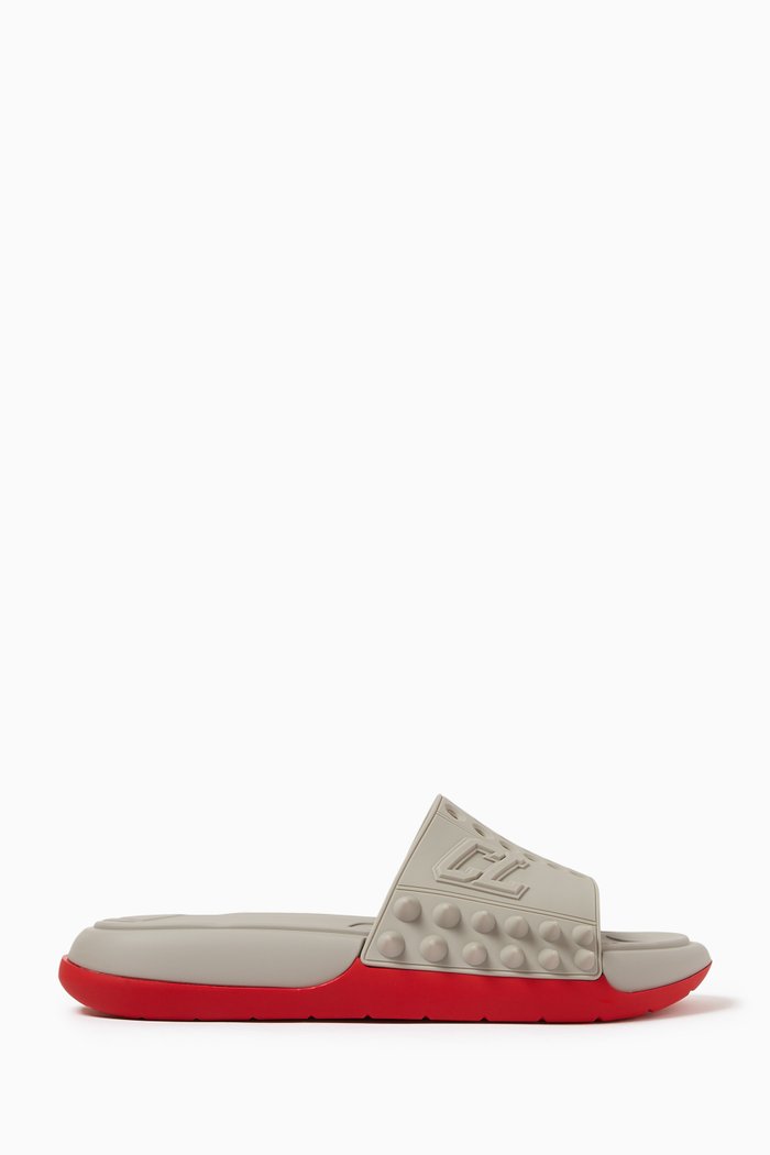 

Take It Easy Slides in Rubber, Grey