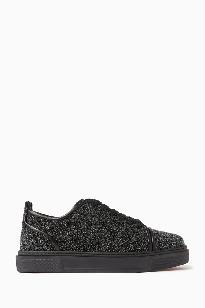 

Adolon Junior Sneakers in Calf Leather, Black