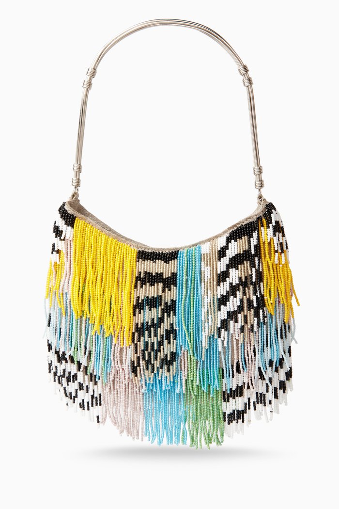 

Cascade Bestie Beaded Shoulder Bag, Multicolour